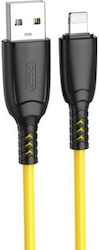 XO USB-A to Lightning Cable Κίτρινο 1m (XO-NB245-LYL)