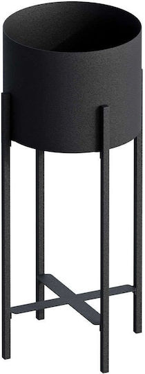 Aberto Design Blumentopf Metall Schwarz Aberto Design Blumentopf Metall Schwarz