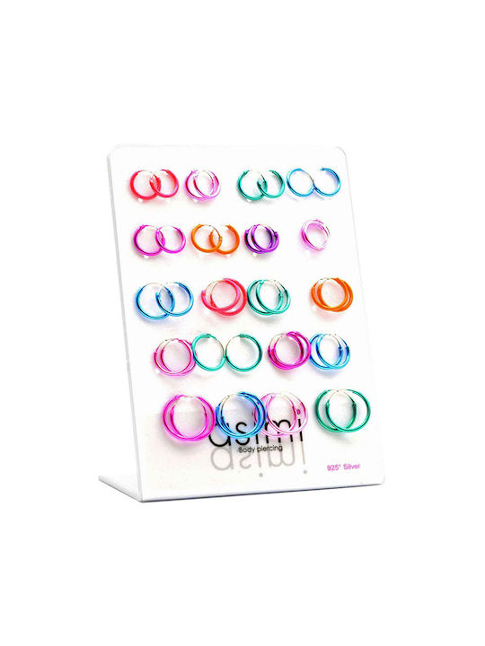 ASIMI Earrings Hoops made of Silver