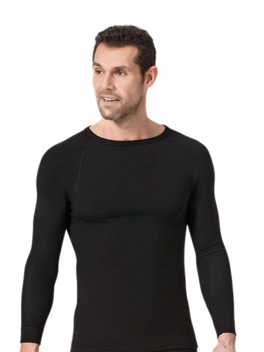 Bluză cu mânecă lungă pentru bărbați Namaldi Isothermal Black S