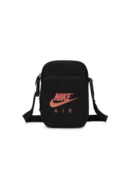 Nike Fabric Sling Bag with Zipper & Adjustable Strap Black