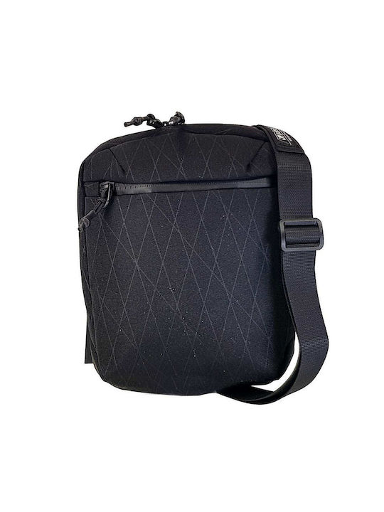 Leastat Ανδρική Τσάντα Ώμου / Χιαστί Μαύρη