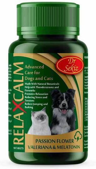 Real Pet Multivitamins for Dogs and Cats in Tablets 100 tabs for Anxiety & Stress Management
