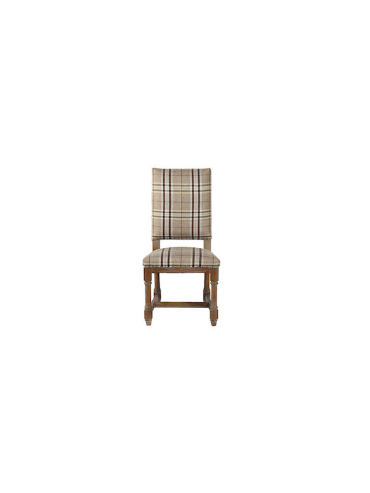 Dining Room Chair Καρό 52x63.5x106cm