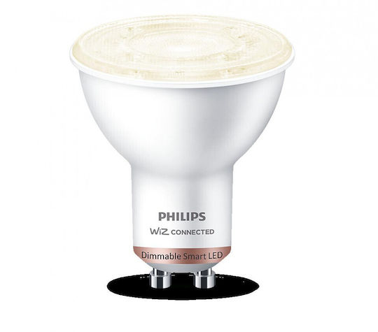 Philips Bec Smart LED 4.7W pentru Dulie GU10 și Formă PAR16 alb cald 345lm