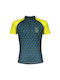 Scott Kurze Ärmel Radtrikot Blau