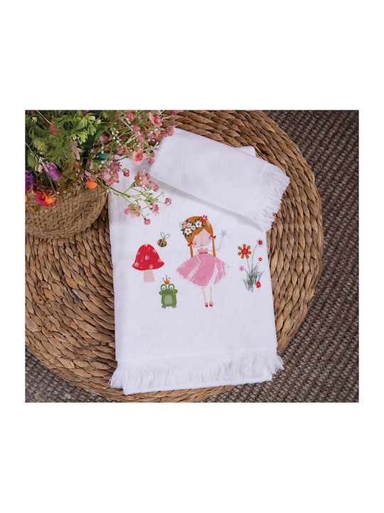 Nef-Nef Homeware Set of baby towels 2pcs White Weight 420gr/m² 035180