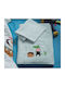 Nef-Nef Homeware Set Babyhandtücher 2 Stück Aqua Party on Island Gewicht 420gr/m² 035176