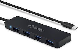 Fantec USB Hub 4 Ports USB-C USB-A 2569