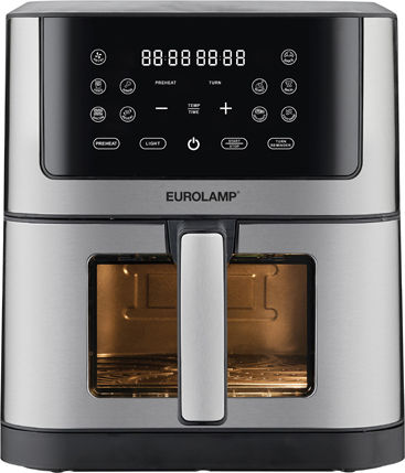 Eurolamp Air Fryer 8lt Μαύρο 300-70041