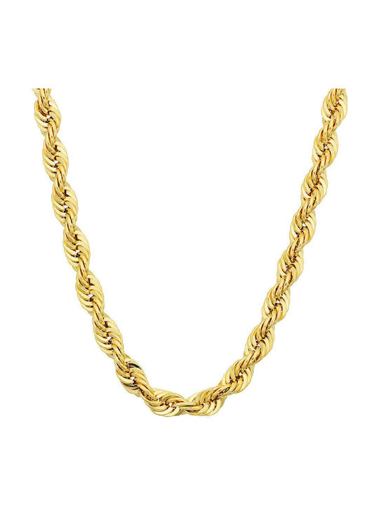 Jt Unisex Halskette Kette Stahlseil 4mm Gold