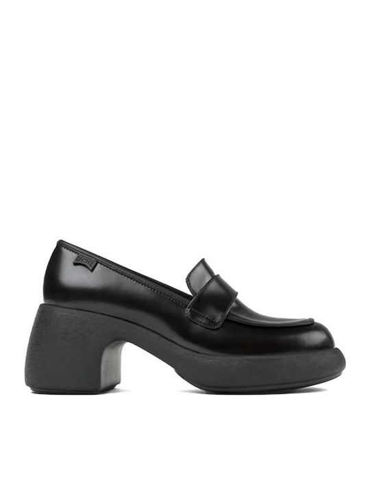 Camper Thelma Leder Pumps Schwarz