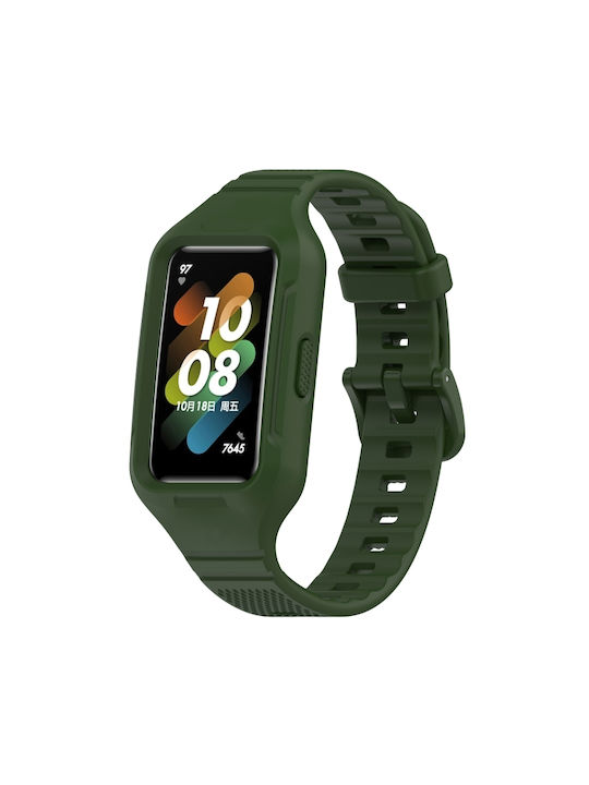 Curea Silicon Verde (Huawei Band 8Honor Band 6)