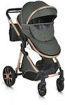 Cangaroo Alma Adjustable 2 in 1 Baby Stroller Suitable for Newborn Green 110942