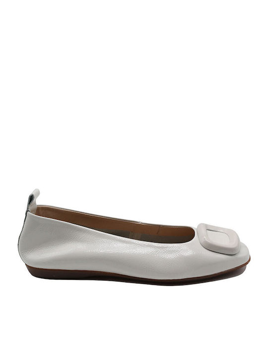 Damen Ballerinas in Weiß Farbe