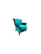Armchair Turquoise 82x86x90cm