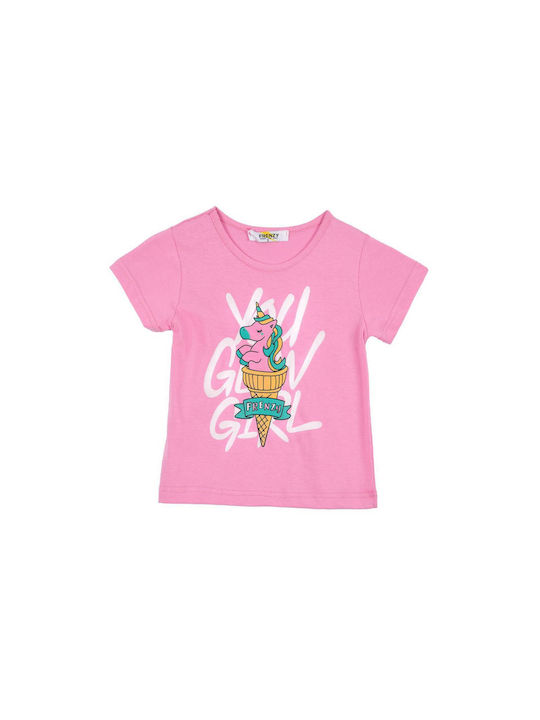 Frenzy Kids T-shirt Pink