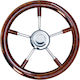 Τιμόνι T9 Briar Wood - Inox Φ35cm