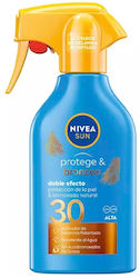 Nivea Protect & Bronze Водоустойчива Слънцезащитна Лосион за тяло SPF30 в Спрей 270мл