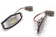 Honda License Plate Lamps Led 2x550lm, Set Of 2 Pcs
