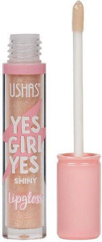 Shiny Lipgloss, Ushas, Yes Girl Yes, Shiny Lipgloss, Beige, 02