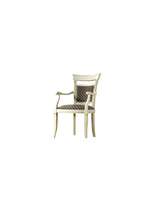 Dining Room Armchair White 54x62x97cm