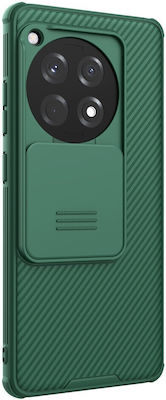 Oneplus 12r 5g Nillkin Camshield Pro Serie Kamera geschützt zurück Fall von Premium-Tpu grün gemacht