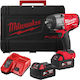 Milwaukee M18 FHIW2F12-502X Brushless Μπουλονόκλειδο Μπαταρίας 18V 2x5Ah με Υποδοχή 1/2"