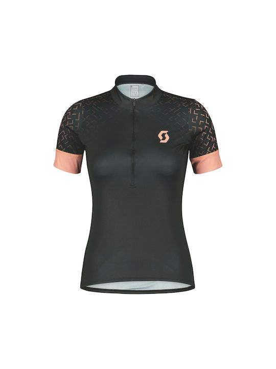 Scott Kurze Ärmel Radtrikot Schwarz