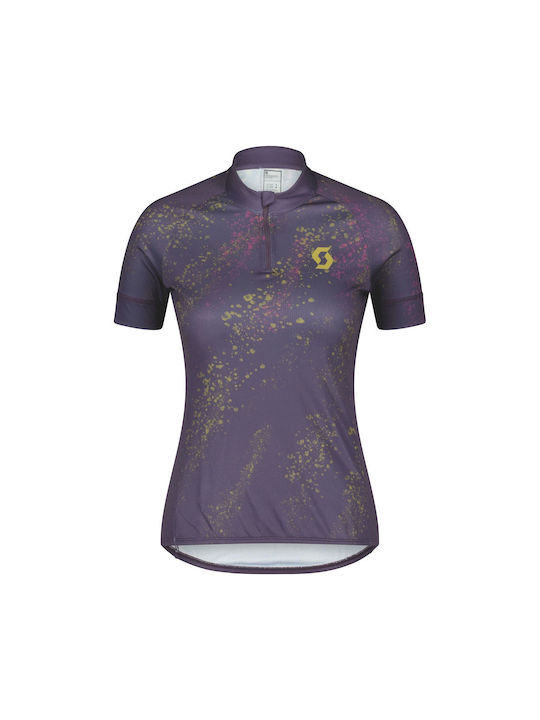 Scott Cycling Jersey Purple