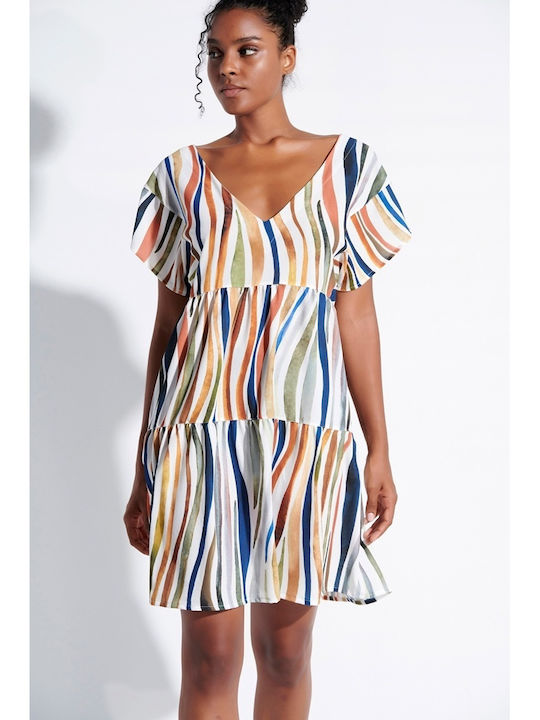 Jeannette Lingerie Feminin Rochie de Plajă Multicolor