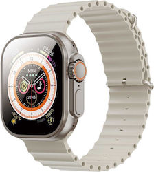 XO M9 Ultra Smartwatch με Παλμογράφο (Γκρι)