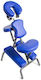 Quirumed Stuhl Massage und Physiotherapie Blau aus Metall 80x50cm.
