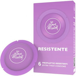 Love Match Προφυλακτικά 6τμχ 54mm