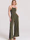 Damen Einteiler Anzug Khaki