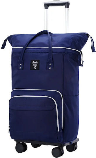 Fabric Sack Voyage Blue L50xW23xH32cm