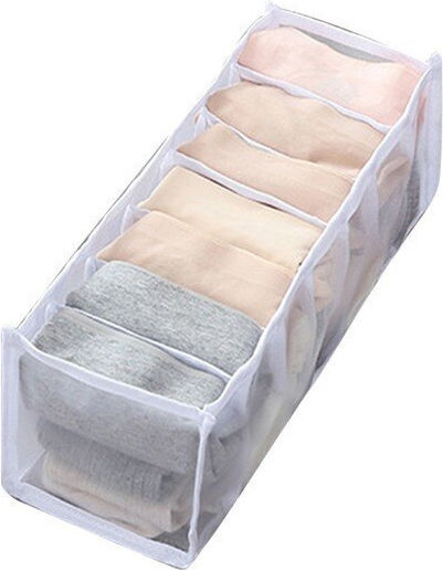 Plastic Casetă pentru Lenjerie intimă în Culoare Alb 12cm 1buc