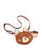Djeco Kids Bag Shoulder Bag Brown 16cmx10cmcm Tiger - Blue