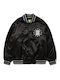 HUF Herren Winter Jacke Bomber Schwarz