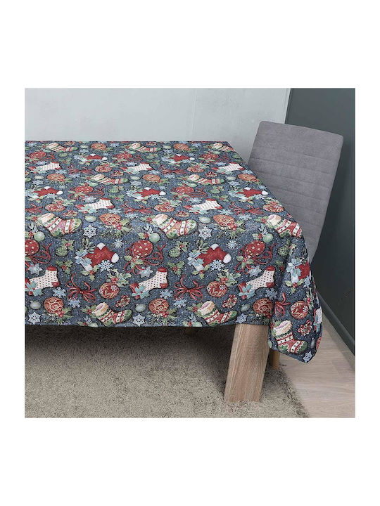 Cotone Christmas Tablecloth L140xW220cm.