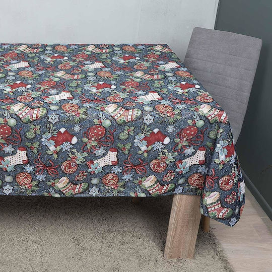Cotone Christmas Tablecloth L140xW220cm.