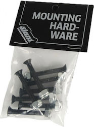Globe Screw Slant Phillips Hardware Black/silver 1 1/4 Globe