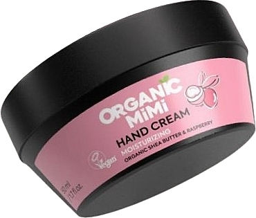 Organic Mimi Hand Cream Moisturizing Shea & Raspberry 50ml