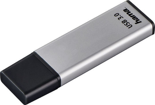 HAMA Klassischer 128GB USB 2.0 USB-Stick Silbern