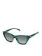 Tous Women's Sunglasses with Green Plastic Frame and Gray Gradient Lens TOB85 0G61