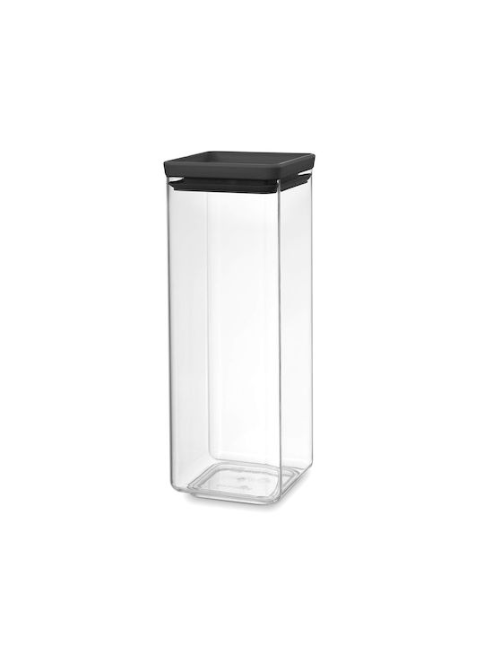 Brabantia Vase General Use with Lid Plastic Black 2500ml