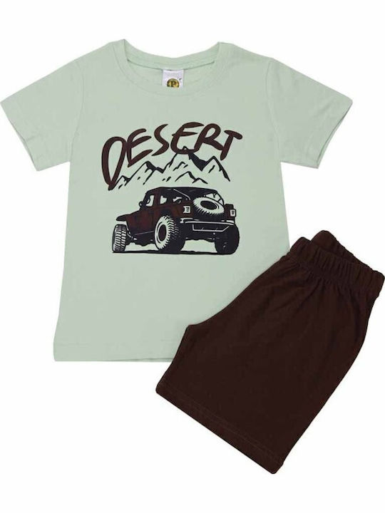 Kinder-Set mit Shorts Sommer 2Stück Pink