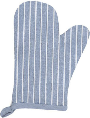 Homeline Oven Mitt Fabric Blue 1pcs