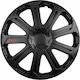Set Capace De Roți Auto Cridem Evo 4 Bucăți Negru 15''