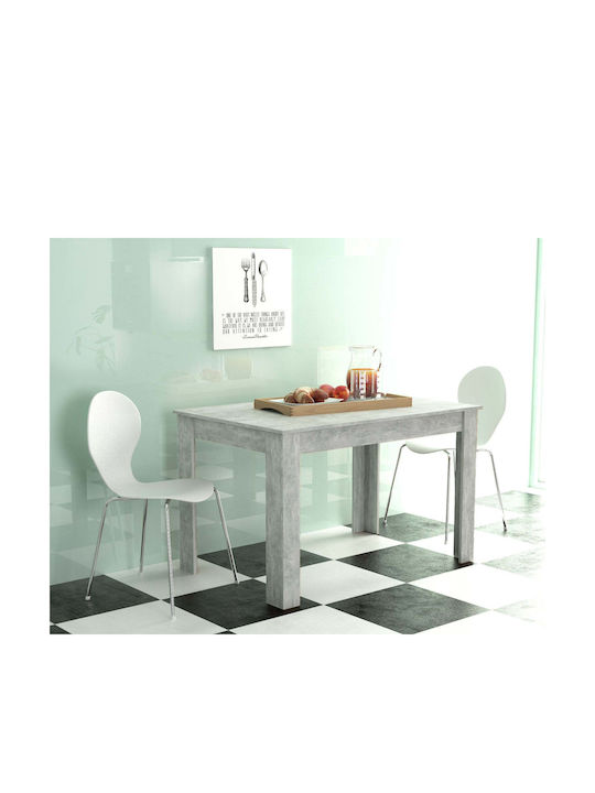 Tisch Küche Holz Gray 110x75x75cm